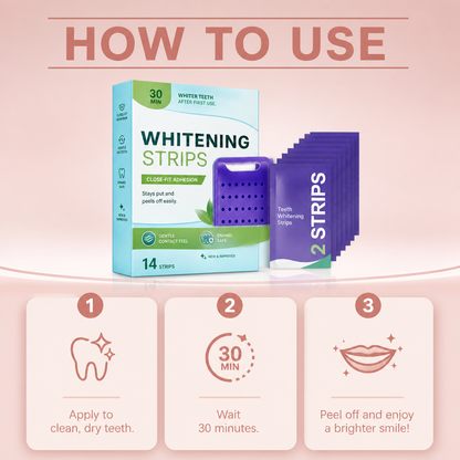 Teeth Whitening Strips – Gentle Formula For A Brighter Smile