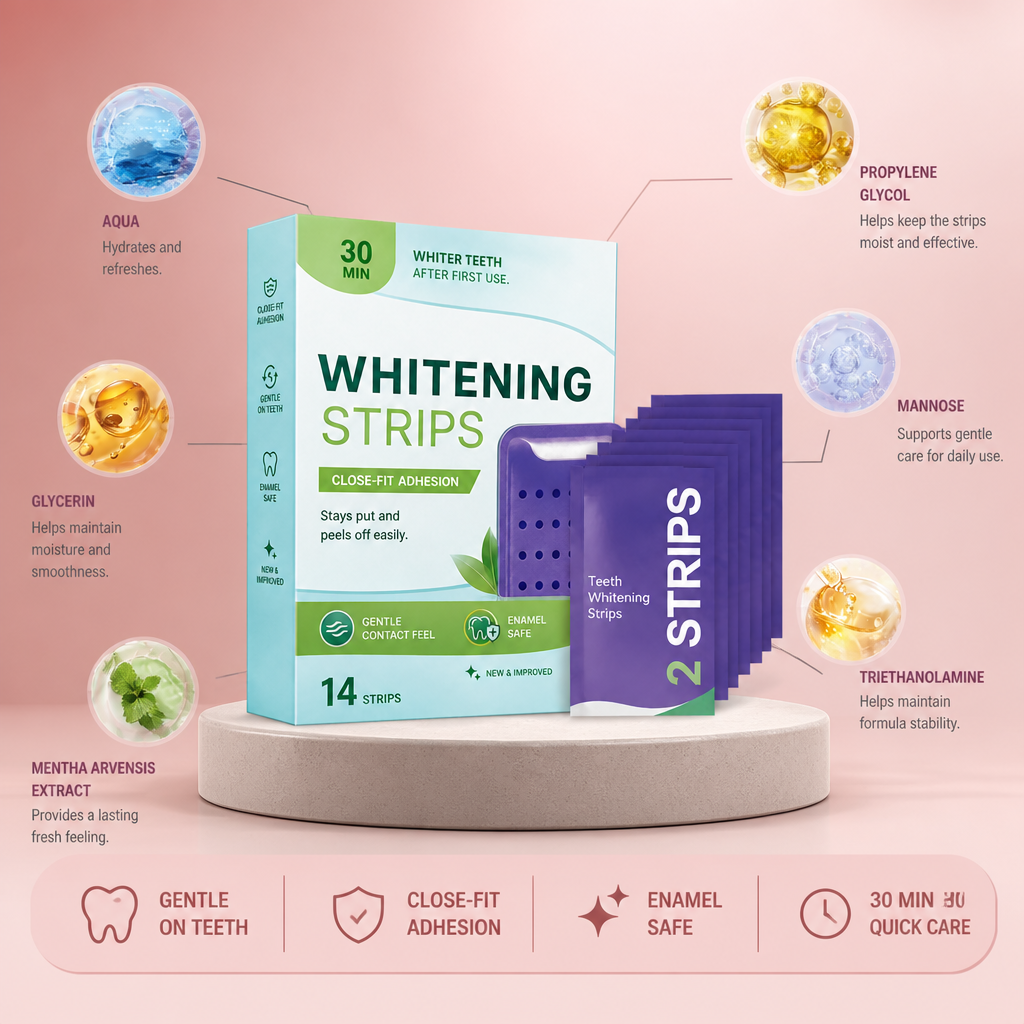 Teeth Whitening Strips – Gentle Formula For A Brighter Smile