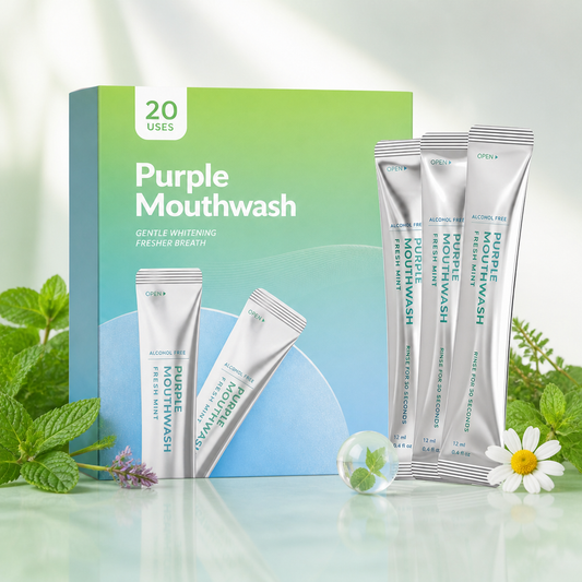 Portable Mint Mouthwash Sachets – Fresh Oral Care For Daily Use