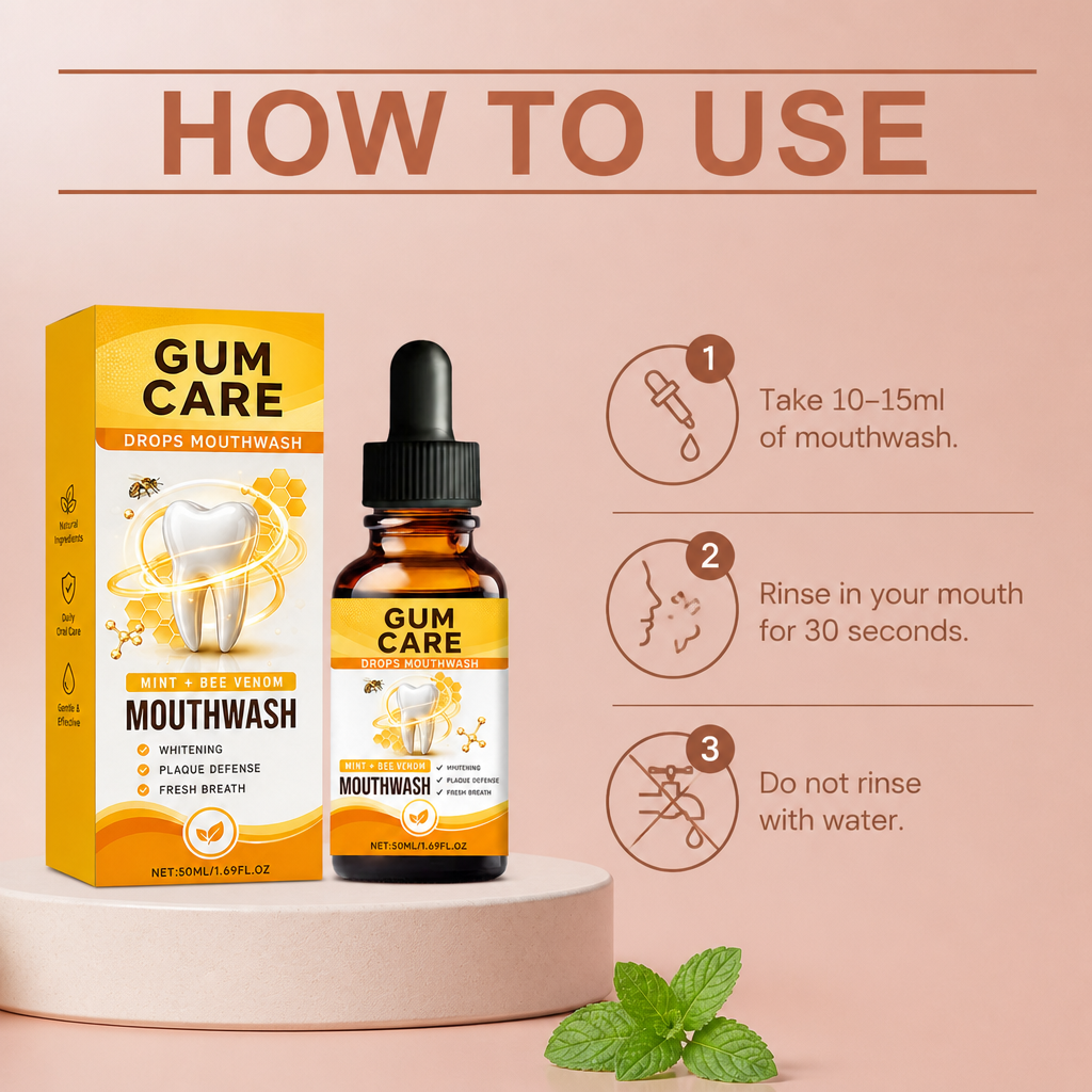 Mint Fresh Mouthwash Drops – Convenient Daily Oral Care Formula