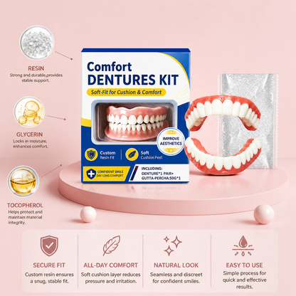 Custom Fit Denture Repair Gel – Comfortable Natural-Looking Denture Solution