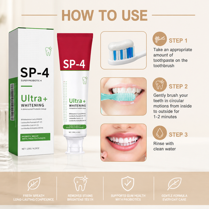 Fresh Breath Whitening Toothpaste – Gentle Stain Removal & Mint Care