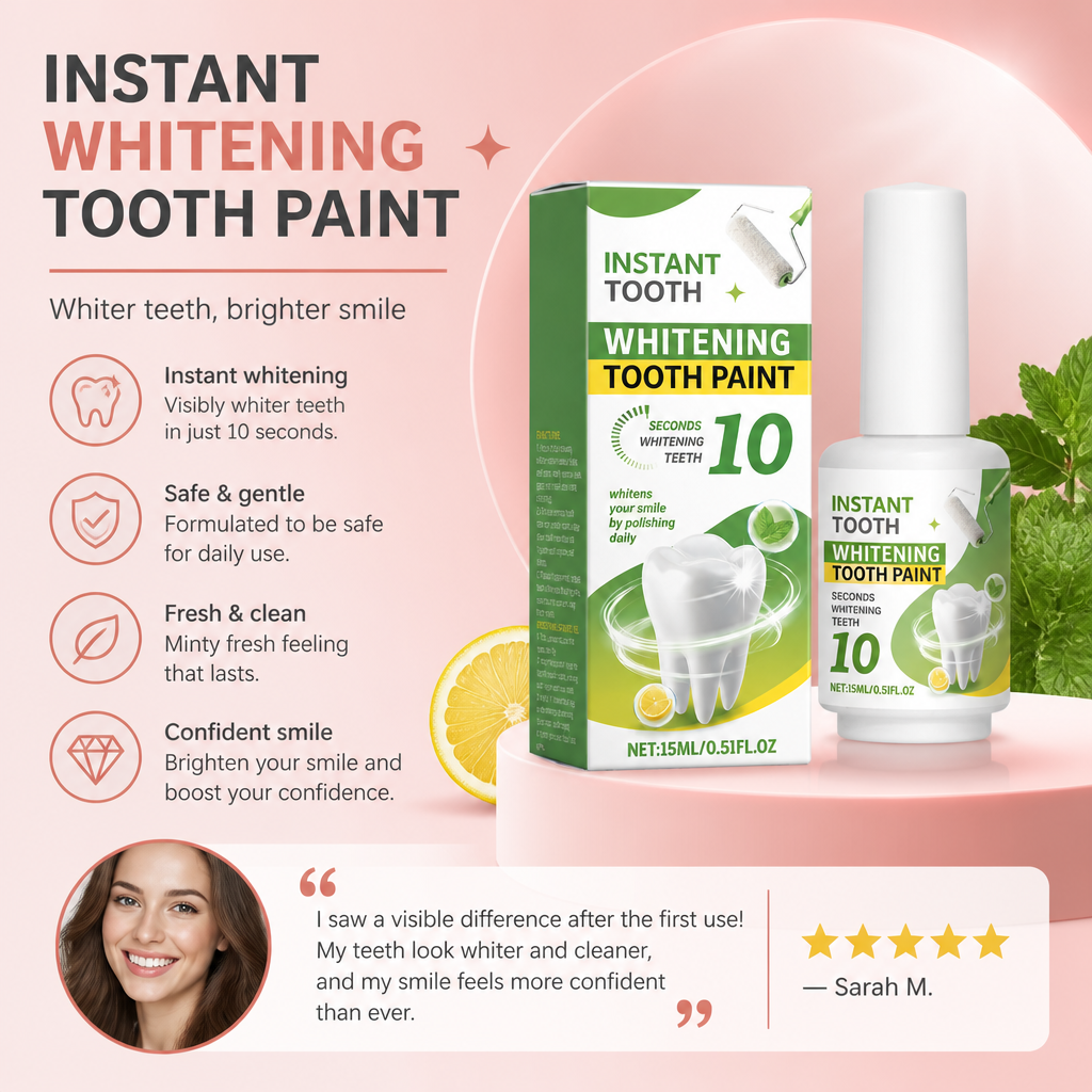 Whitening Tooth Serum – Brightening Formula for a Cleaner Smile