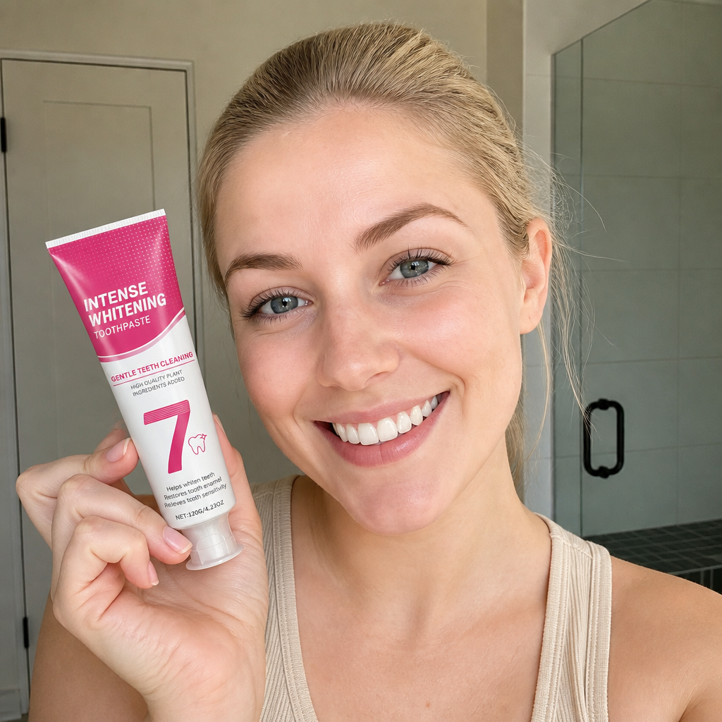 Intense Whitening Toothpaste – Gentle Formula for a Fresher Smile
