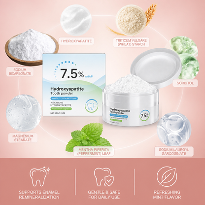 Hydroxyapatite Tooth Powder – Gentle Daily Care for Cleaner Teeth