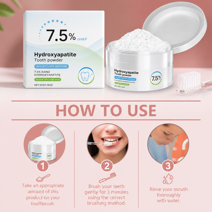 Hydroxyapatite Tooth Powder – Gentle Daily Care for Cleaner Teeth
