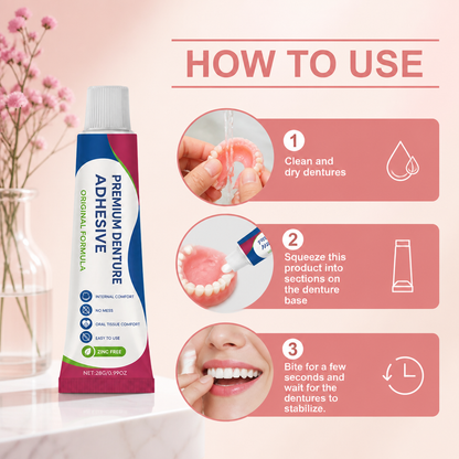Denture Adhesive Cream – Strong Hold For Comfortable Daily Wear