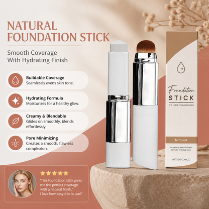 Natural Foundation Stick – Smooth Coverage With Hydrating Finish