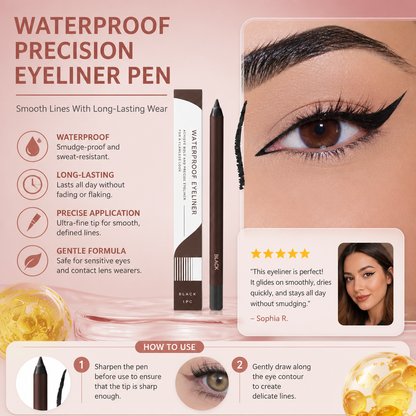 Waterproof Precision Eyeliner Pen – Smooth Lines With Long-Lasting Wear