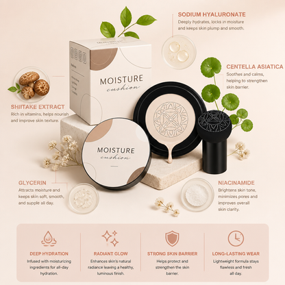 Bionic Cushion Foundation – Lightweight Coverage With Natural Finish