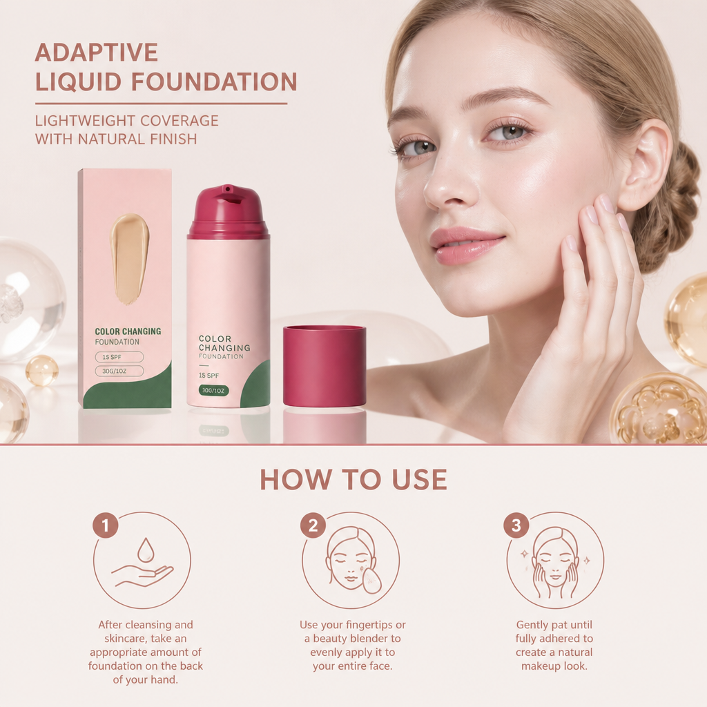 Adaptive Liquid Foundation – Lightweight Coverage With Natural Finish