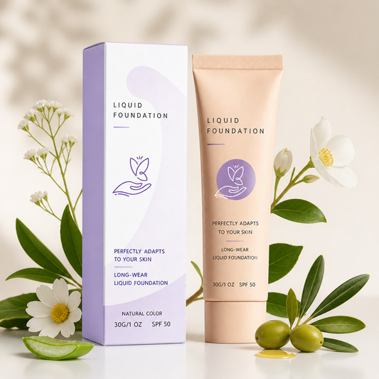 Flawless Coverage Foundation – Lightweight Natural Finish Makeup Base