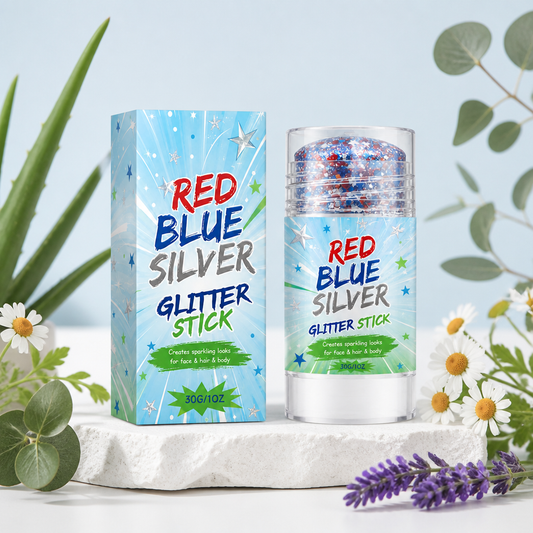 Multi-Color Glitter Shimmer Stick – Sparkling Makeup For Face Hair & Body