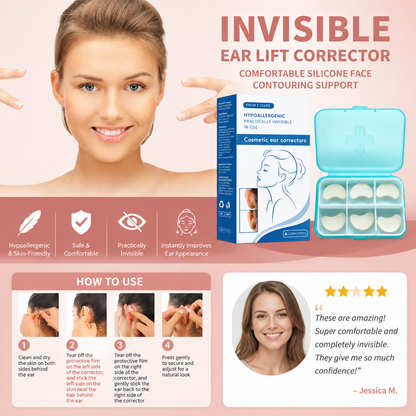 Invisible Ear Lift Corrector – Comfortable Silicone Face Contouring Support