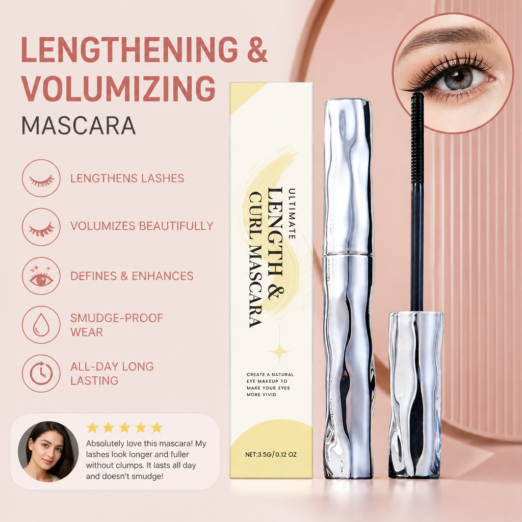 Lengthening & Volumizing Mascara – Defined Lashes With Fuller-Looking Volume