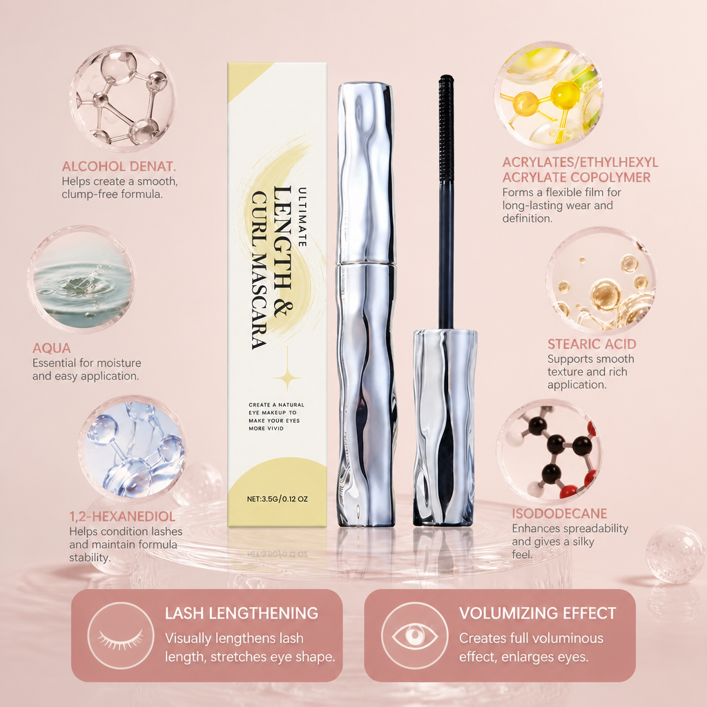 Lengthening & Volumizing Mascara – Defined Lashes With Fuller-Looking Volume