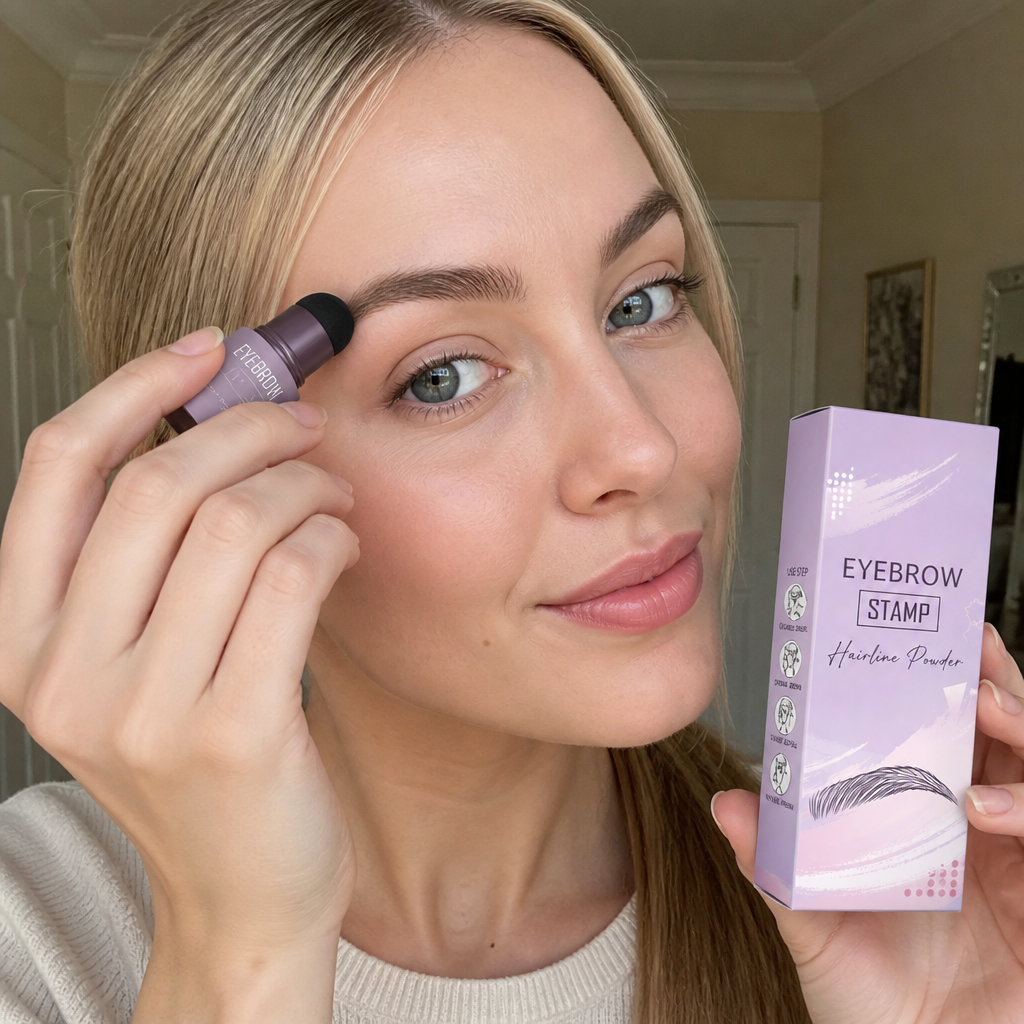 Natural-Looking Eyebrow Stamp Kit for Fuller, Defined Brows