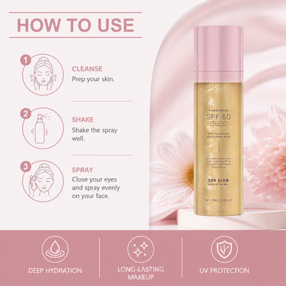 Hydrating Makeup Setting Spray for a Fresh, Dewy Finish