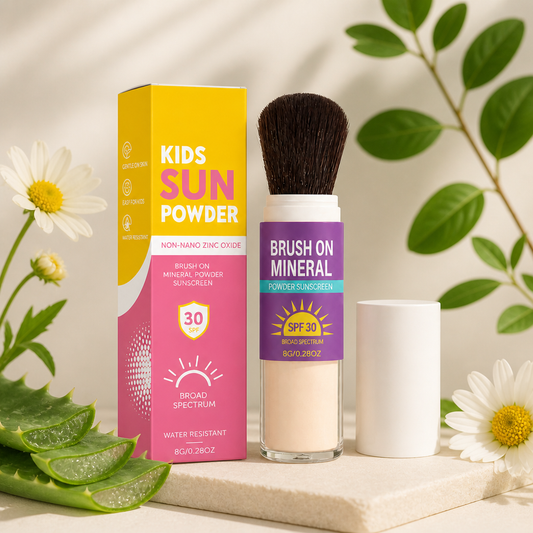 Brush-On Mineral SPF30 Sunscreen Powder for Easy Daily UV Protection
