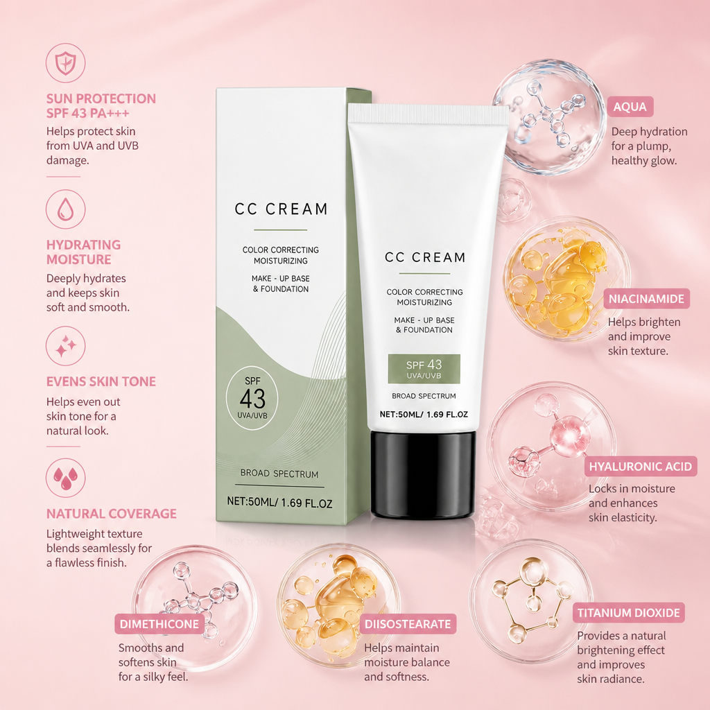 Hydrating CC Cream for Natural Coverage & Radiant Skin