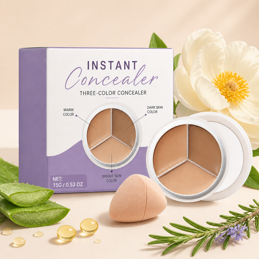 3-Tone Concealer Palette – Buildable Coverage for a Smooth, Natural Finish