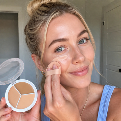 3-Tone Concealer Palette – Buildable Coverage for a Smooth, Natural Finish