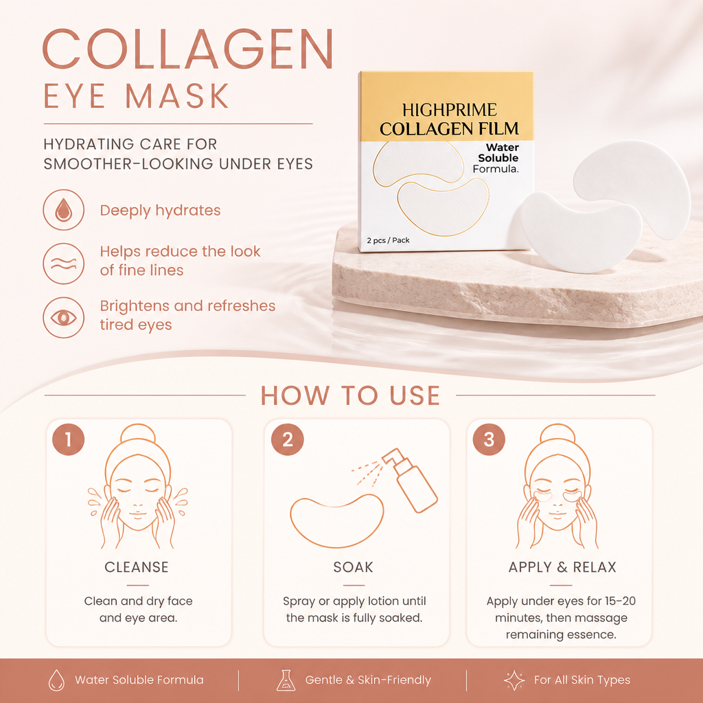 Collagen Eye Mask – Hydrating Care for Smoother-Looking Under Eyes