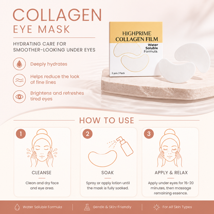 Collagen Eye Mask – Hydrating Care for Smoother-Looking Under Eyes