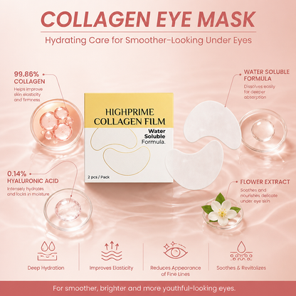 Collagen Eye Mask – Hydrating Care for Smoother-Looking Under Eyes