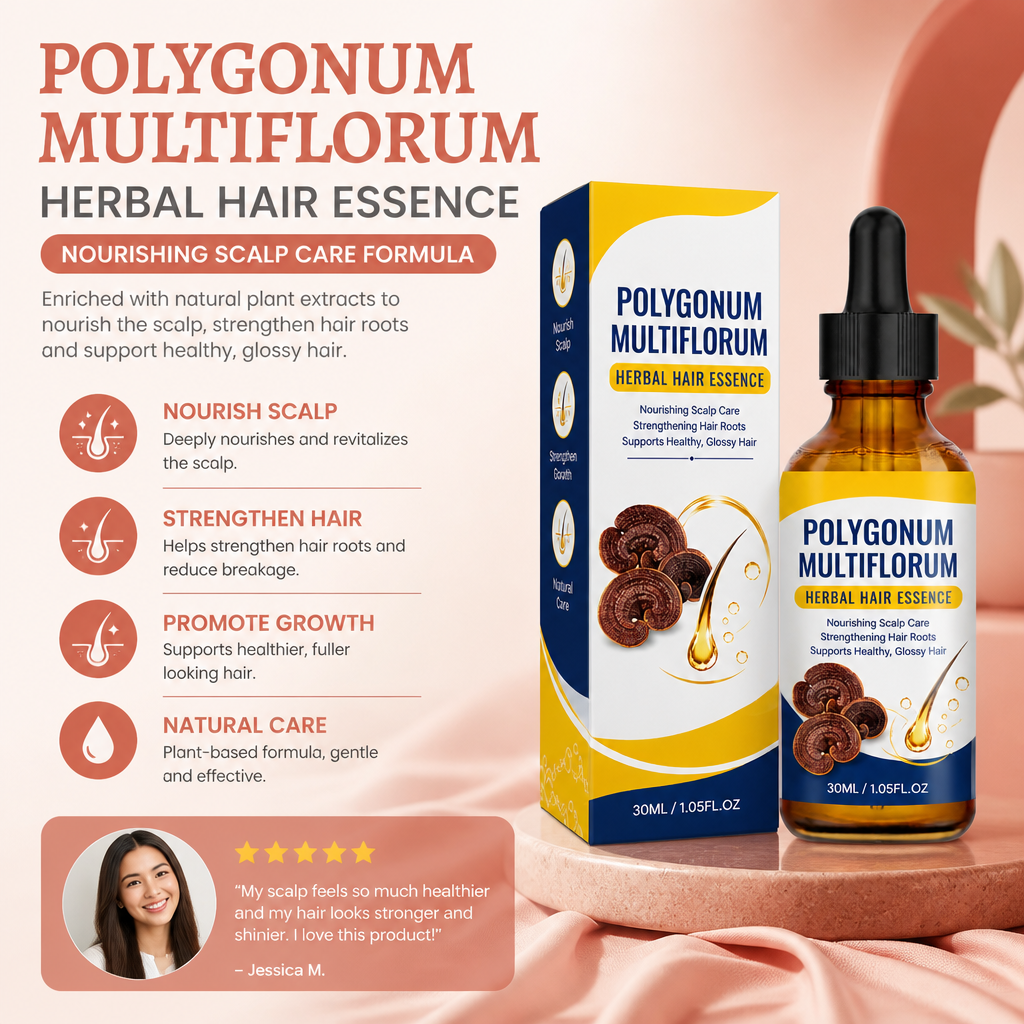 Polygonum Multiflorum Herbal Hair Essence – Nourishing Scalp Care Formula