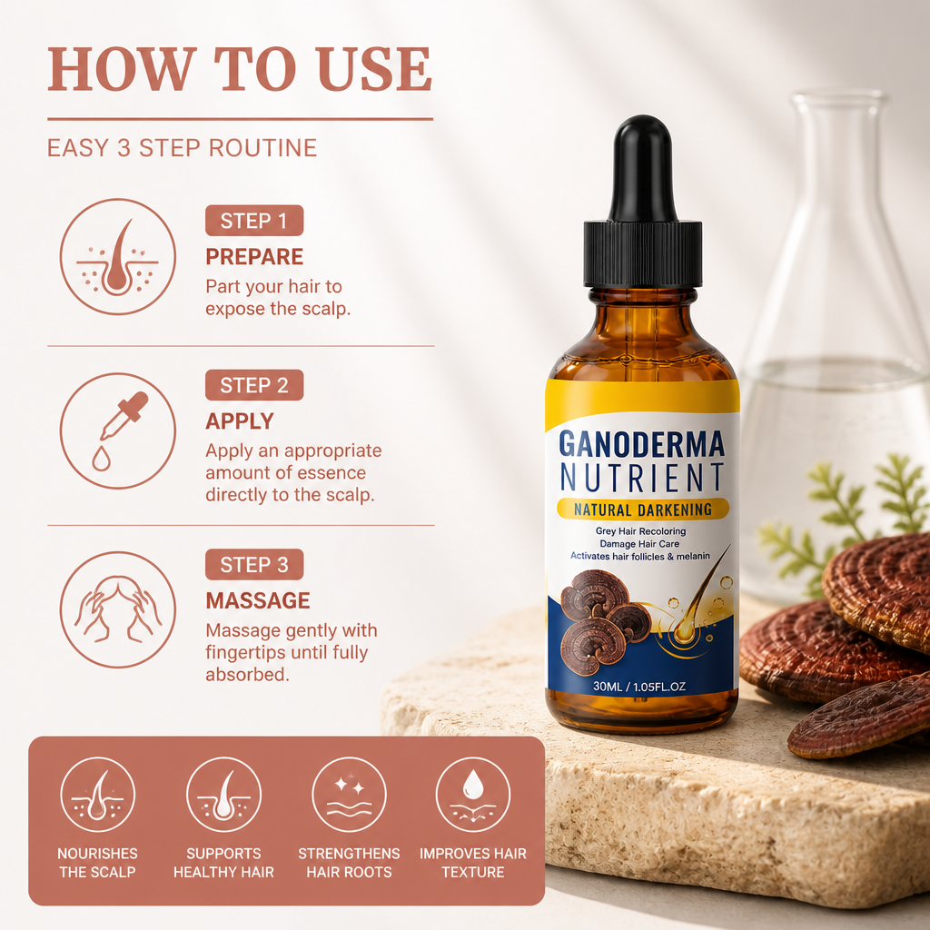 Polygonum Multiflorum Herbal Hair Essence – Nourishing Scalp Care Formula