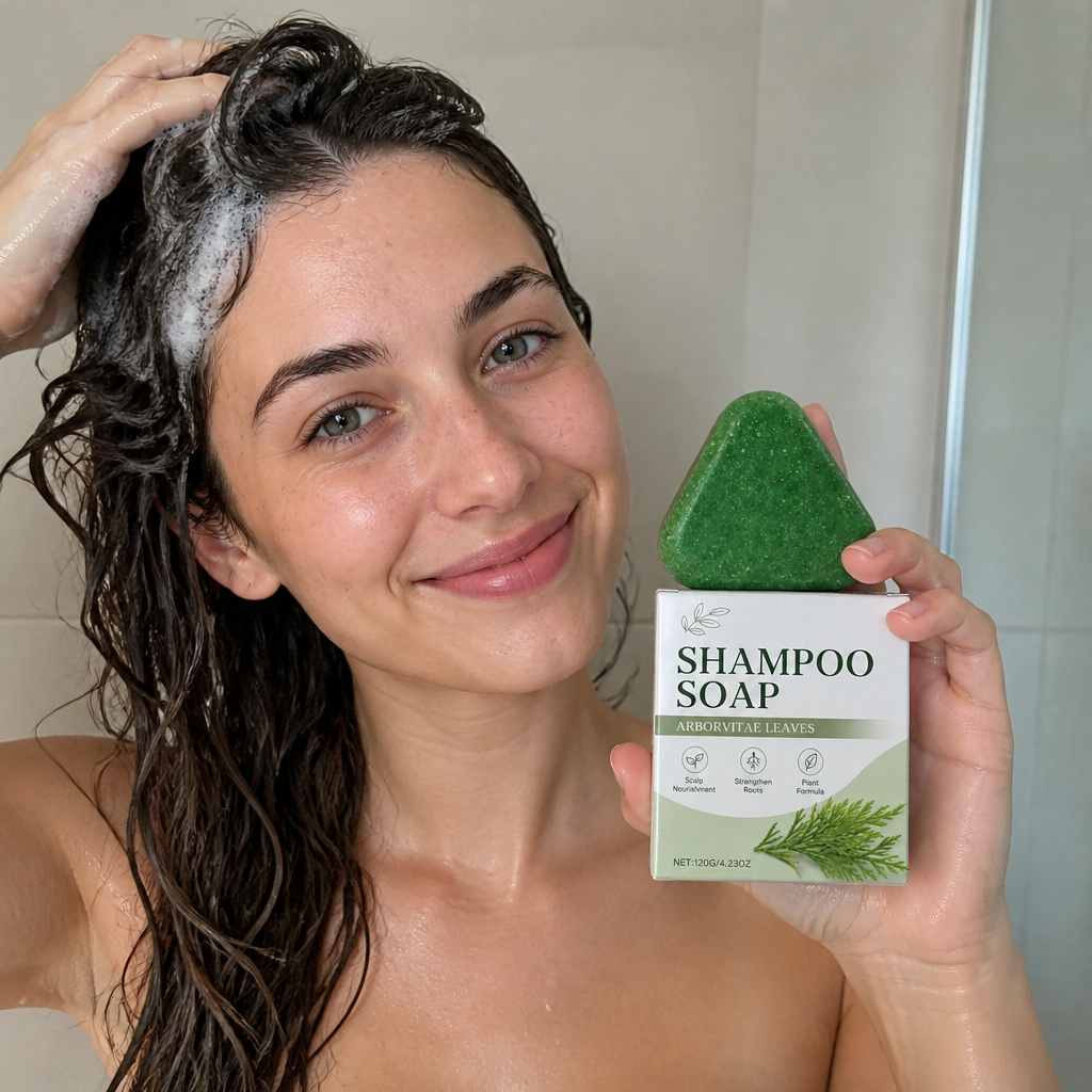 Nourishing Hair Soap Bar – Gentle Cleanse for Stronger-Looking Hair