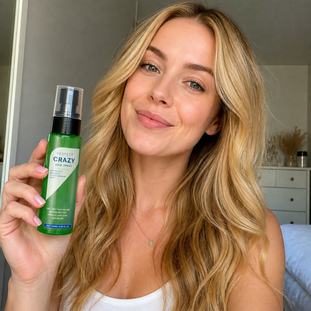 Hydrating Hair Styling Spray – Lightweight Formula for Smooth, Shiny Hair
