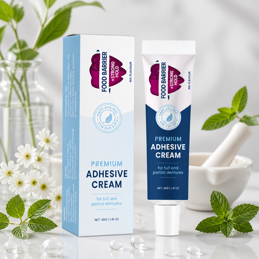 Premium Denture Adhesive Cream – Strong Hold For Comfortable Wear