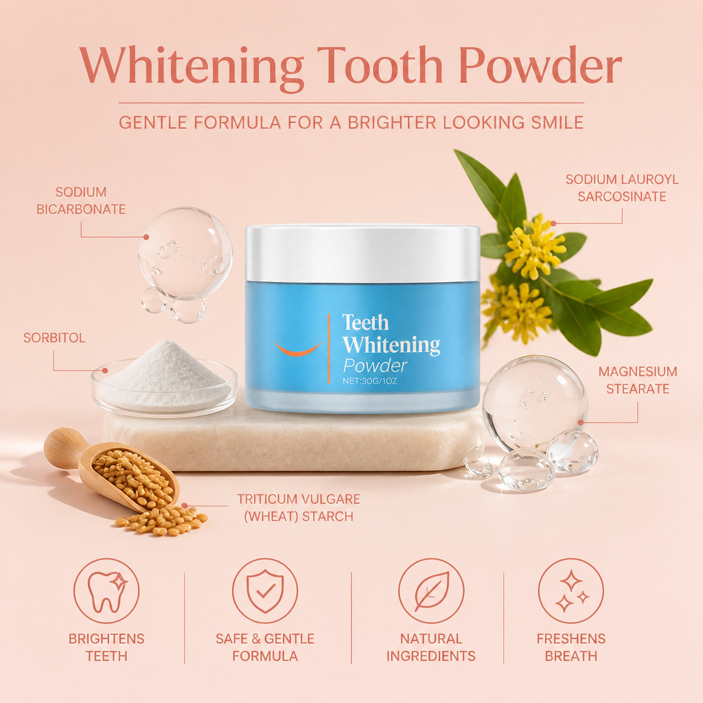 Whitening Tooth Powder – Gentle Formula for a Brighter Looking Smile