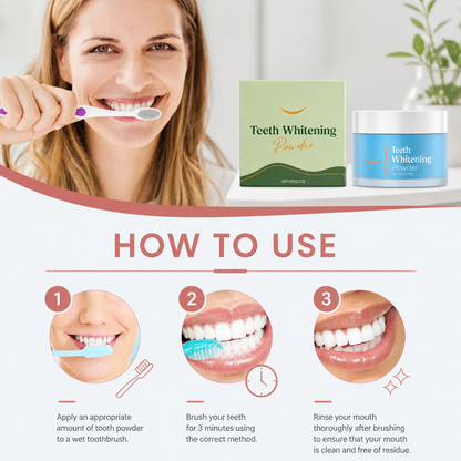 Whitening Tooth Powder – Gentle Formula for a Brighter Looking Smile