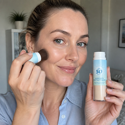 Sunscreen Shaping Powder – Lightweight Matte Finish With Oil Control