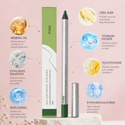 Waterproof Precision Eyeliner Pencil for Smooth, Smudge-Resistant Wear