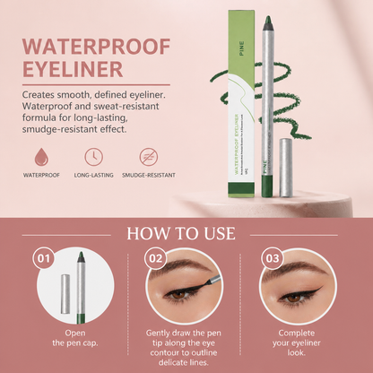 Waterproof Precision Eyeliner Pencil for Smooth, Smudge-Resistant Wear