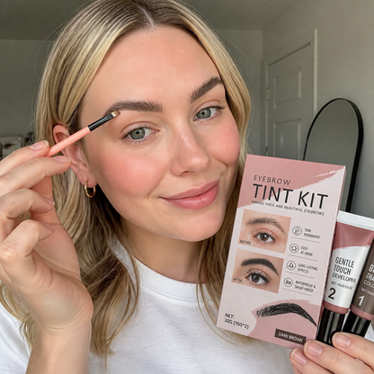 Long-Lasting Waterproof Eyebrow Tint Kit with Natural-Looking Finish