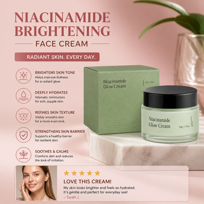 Niacinamide Brightening Face Cream – Hydrating Formula for Radiant Skin