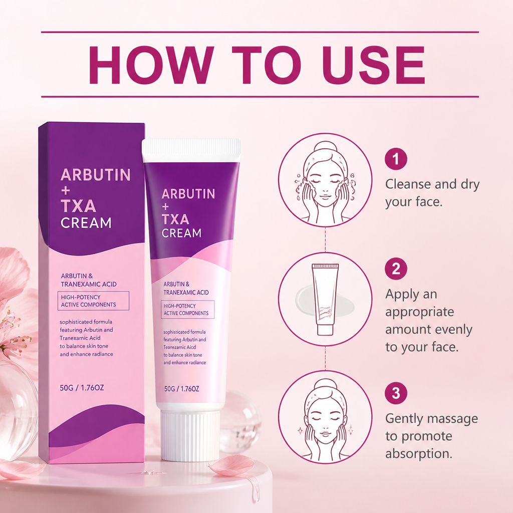 Arbutin & Tranexamic Acid Brightening Cream – Even Tone & Radiant Glow