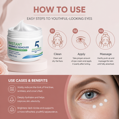 Retinol Eye Cream – Hydrating Formula for Smoother-Looking Skin