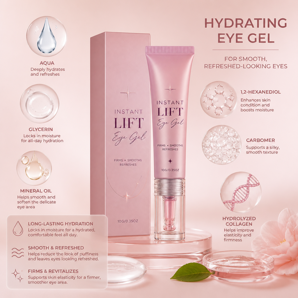 Hydrating Eye Gel with Collagen for Smooth, Refreshed-Looking Eyes
