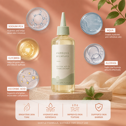 Vitamin C Brightening Facial Toner – Hydrating Formula for Radiant Skin