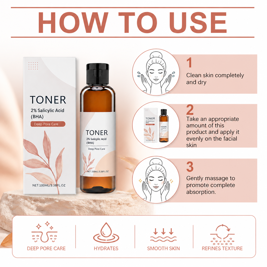 Salicylic Acid Hydrating Toner – Smooth & Clear Looking Skin
