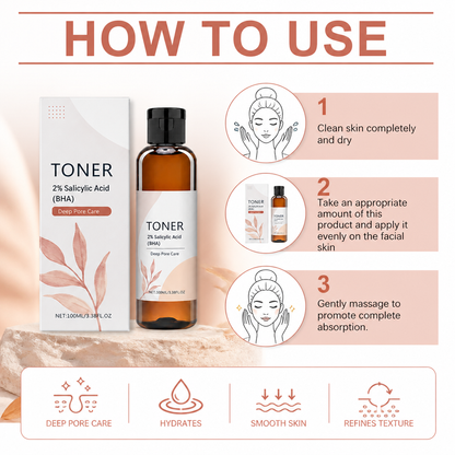 Salicylic Acid Hydrating Toner – Smooth & Clear Looking Skin