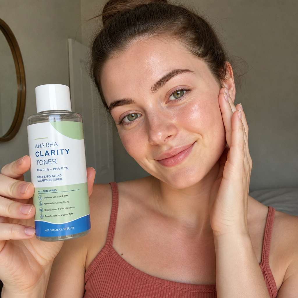 Clarifying Lactic Acid Toner – Smooth, Hydrated & Refined Looking Skin