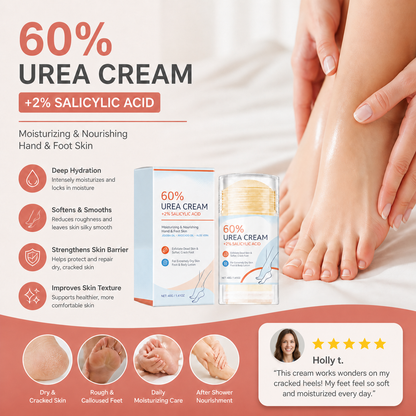 60% Urea Foot Cream – Intensive Moisture for Soft, Smooth Feet