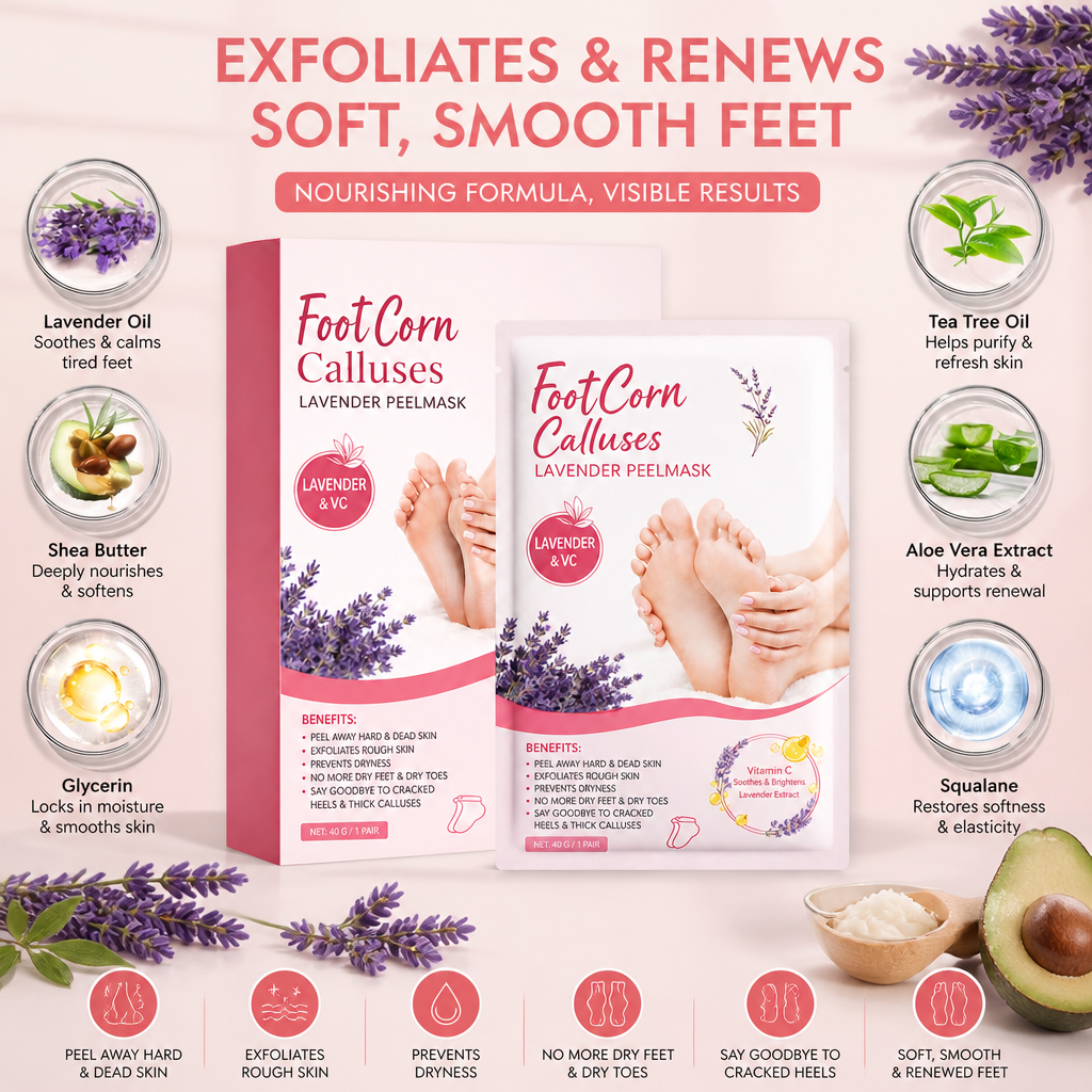 Exfoliating Foot Peel Mask – Soft, Smooth & Renewed Looking Feet